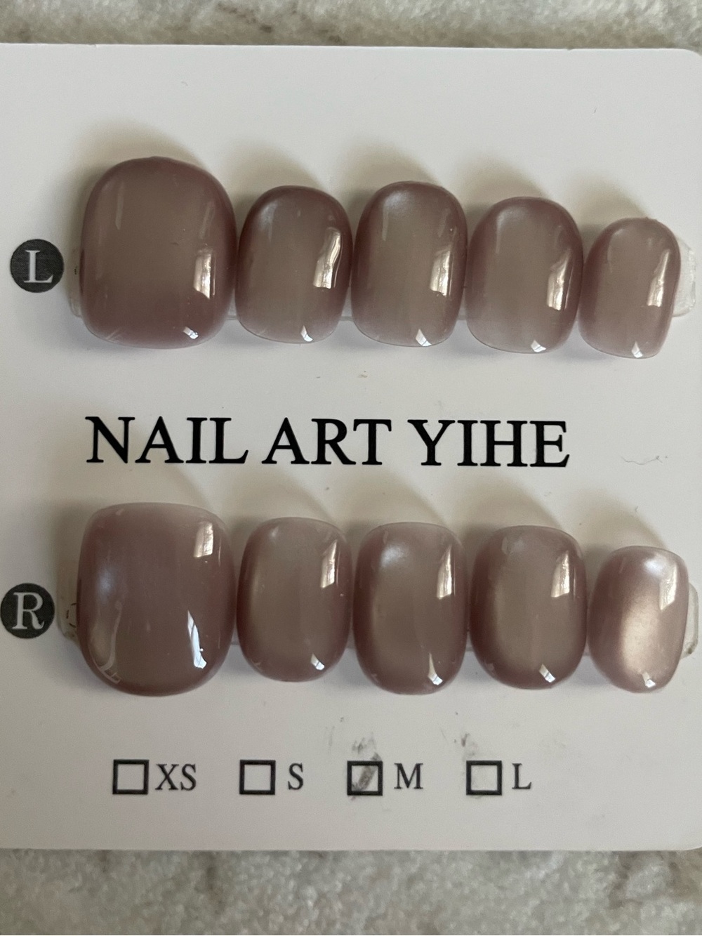 5 for $20! High Quality Press-On Nails in size medium